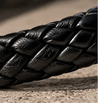 AXIS — Urban Refinement Bracelet — braided leather detail