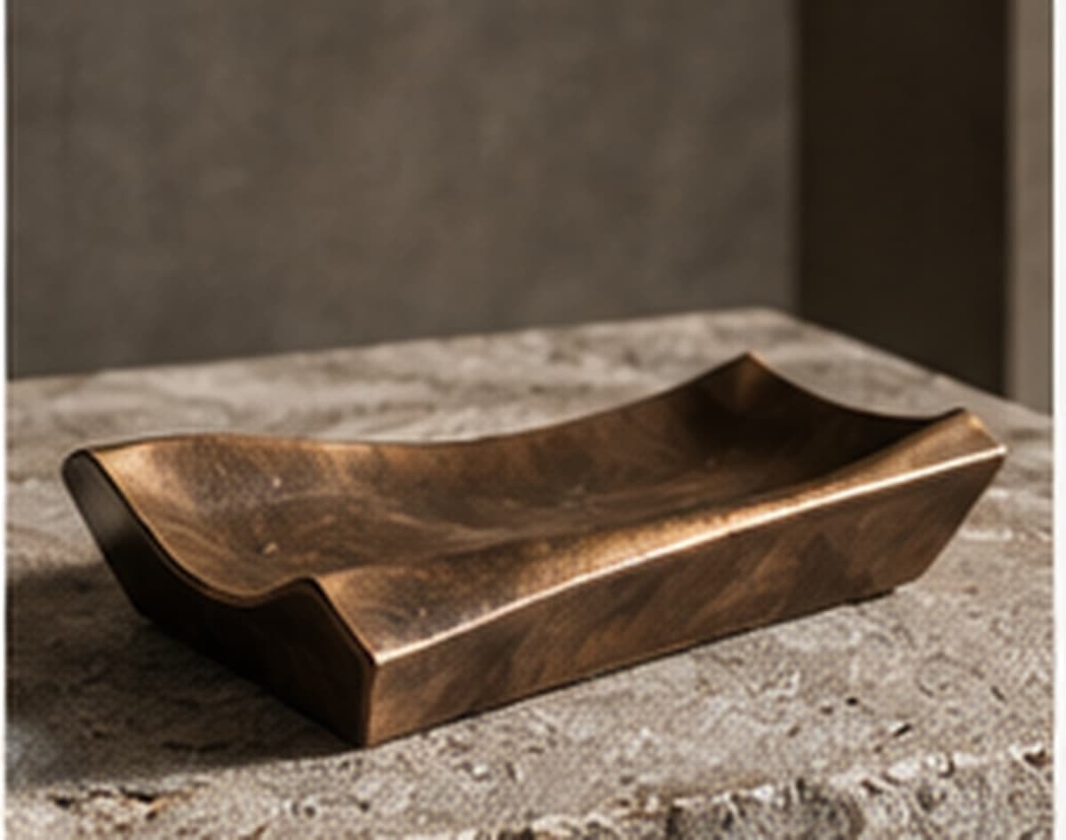 Folded Bronze Tray