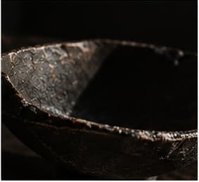 Handcrafted sculptural bowl