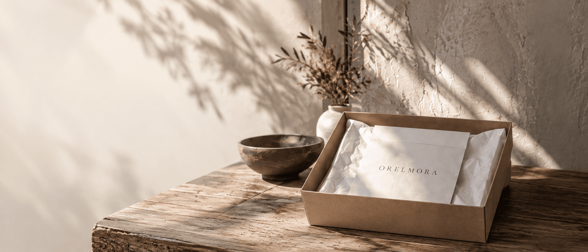 ORELMORA packaging prepared for delivery